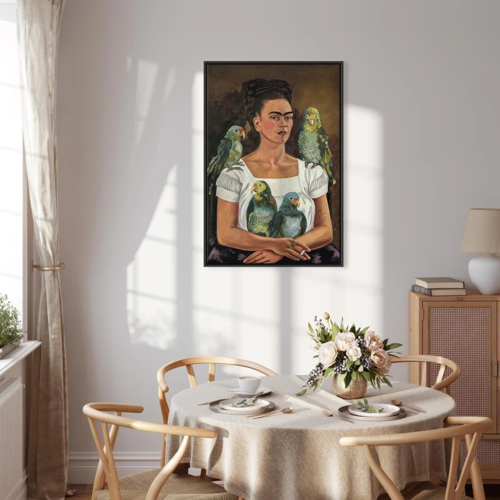 Obraz - Frida Kahlo – Ja i moje papugi