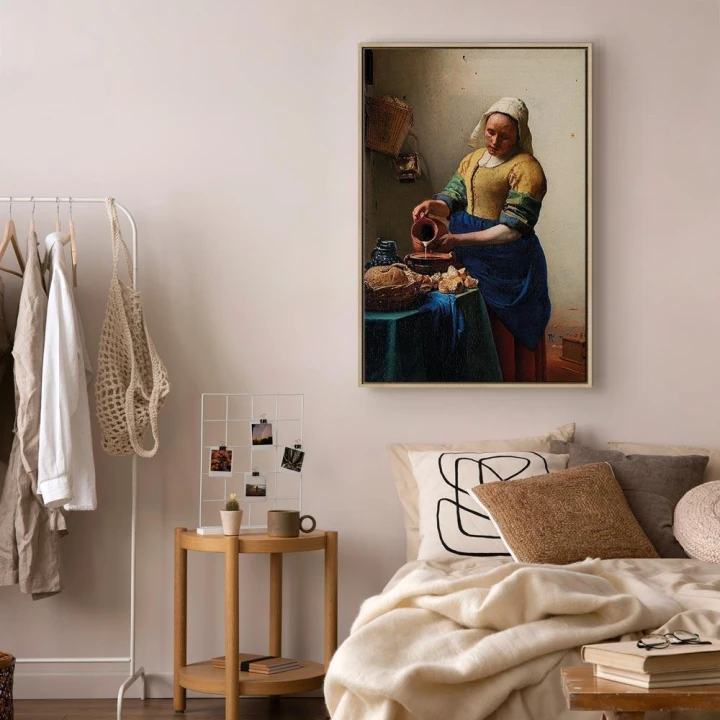 Obraz - Jan Vermeer – Mleczarka