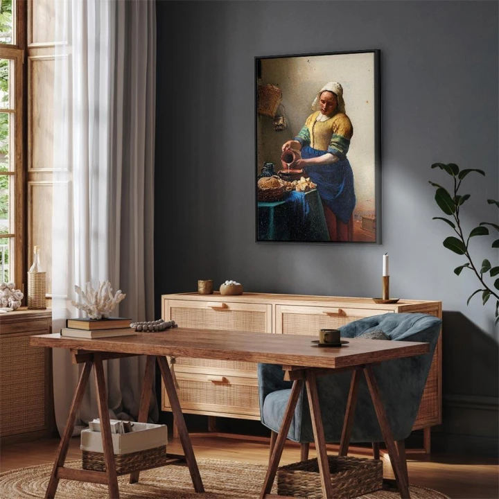 Obraz - Jan Vermeer – Mleczarka