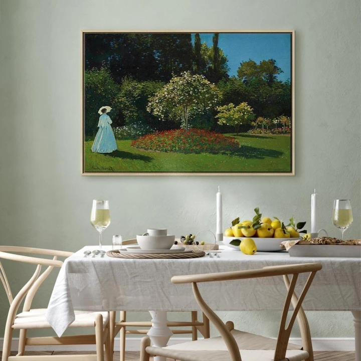 Obraz - Claude Monet – Kobieta w ogrodzie