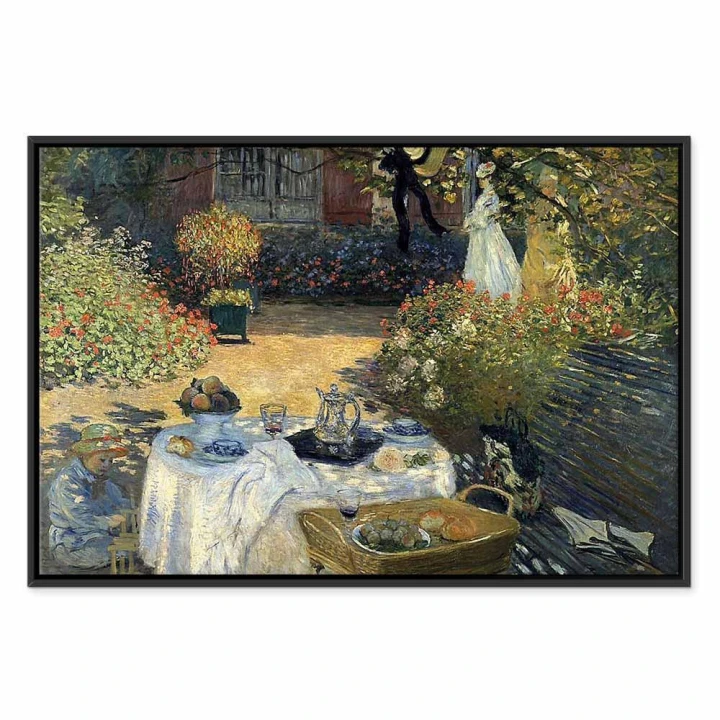 Obraz - Claude Monet – Obiad (ogród w Argenteuil)