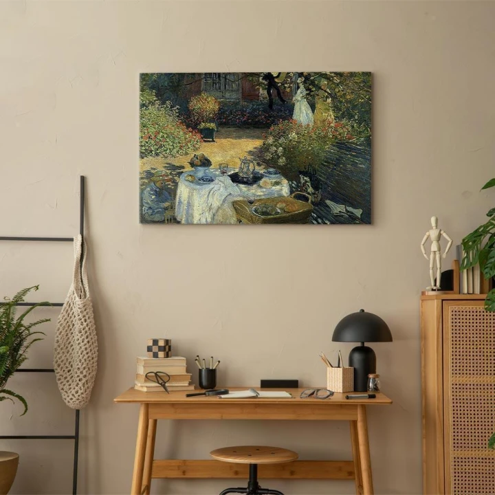 Obraz - Claude Monet – Obiad (ogród w Argenteuil)