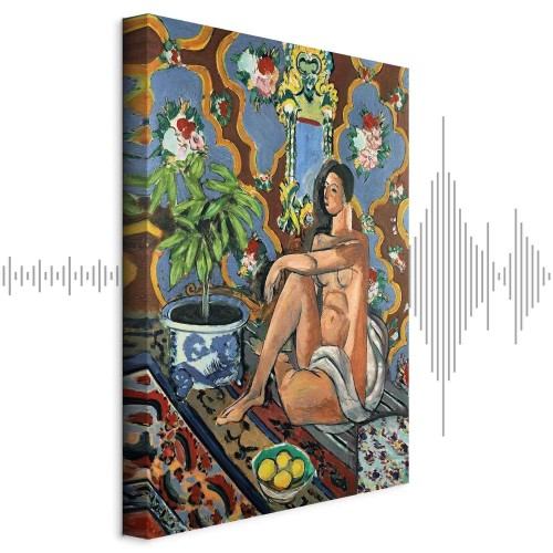 Obraz - Henri Matisse – Figura dekoracyjna na tle ozdobnym