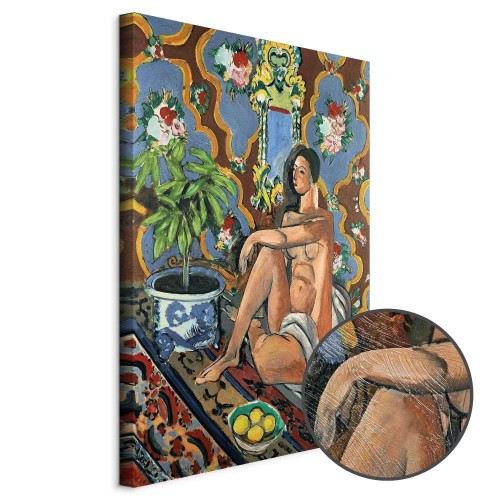 Obraz - Henri Matisse – Figura dekoracyjna na tle ozdobnym