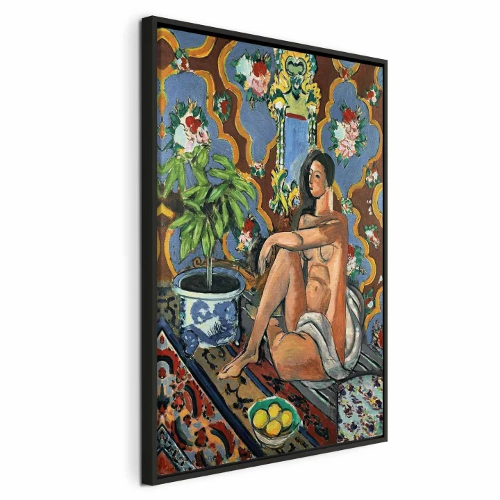 Obraz - Henri Matisse – Figura dekoracyjna na tle ozdobnym