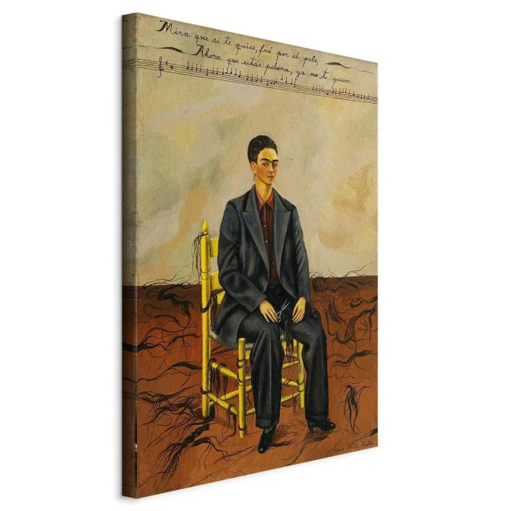 Obraz - Frida Kahlo – Autoportret z obciętymi włosami
