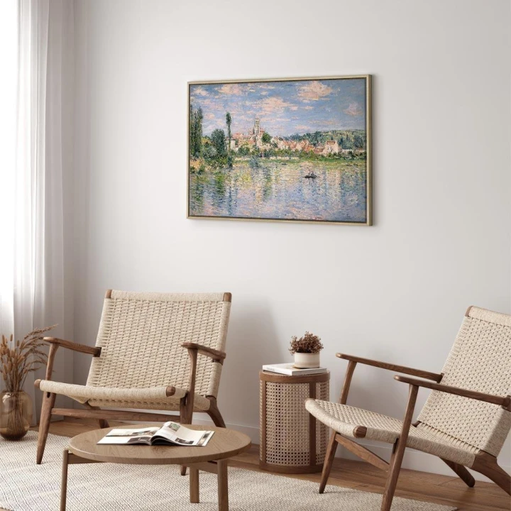 Obraz - Claude Monet – Widok na Vétheuil latem