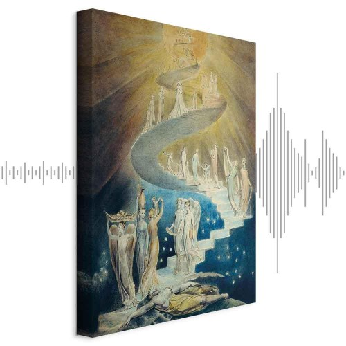 Obraz - William Blake – Drabina Jakubowa