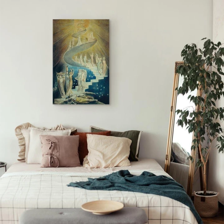 Obraz - William Blake – Drabina Jakubowa