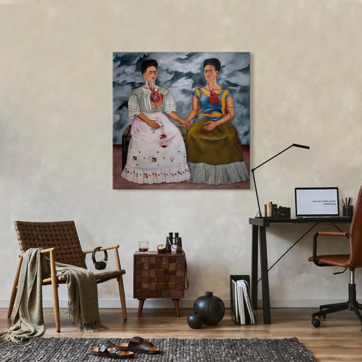 Obraz - Frida Kahlo – Dwie Fridy