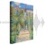 Obraz - Claude Monet – Ogród Moneta w Vétheuil