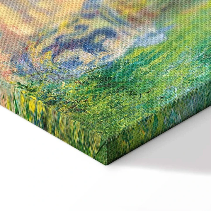 Obraz - Claude Monet – Ogród Moneta w Vétheuil