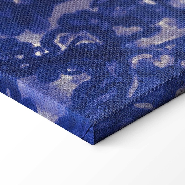 Obraz - Antyczna winnica - trzy kobiety w portalu malowane niebieskim tuszem