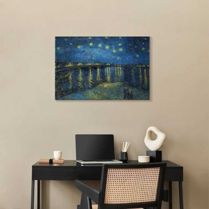 Obraz - Vincent van Gogh – Gwieździsta noc nad Rodanem