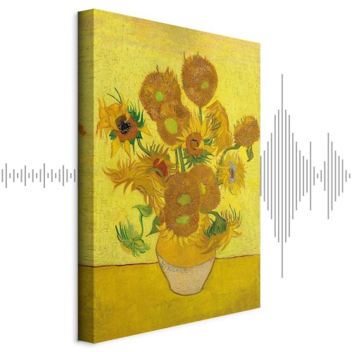 Obraz - Vincent van Gogh – Martwa natura: wazon z piętnastoma słonecznikami