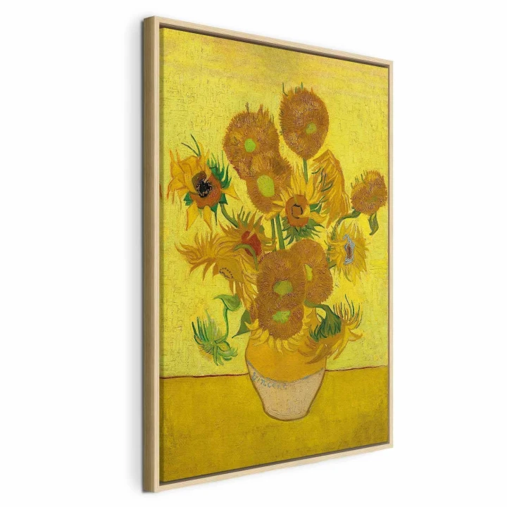 Obraz - Vincent van Gogh – Martwa natura: wazon z piętnastoma słonecznikami