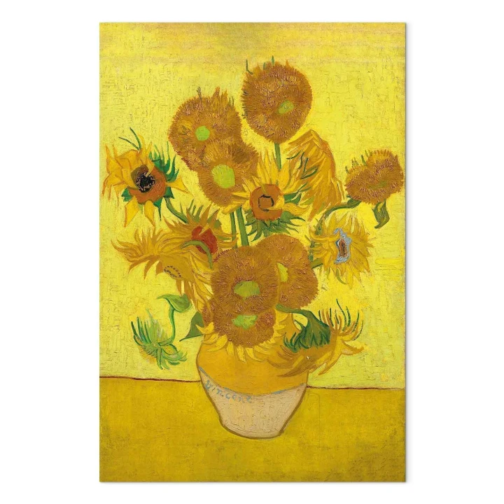 Obraz - Vincent van Gogh – Martwa natura: wazon z piętnastoma słonecznikami