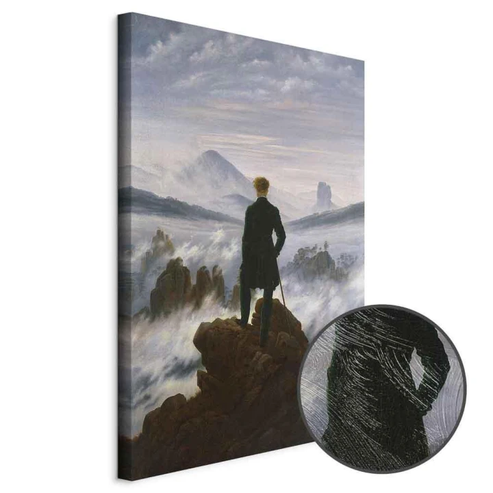 Obraz - Caspar David Friedrich – Wędrowiec nad morzem mgły