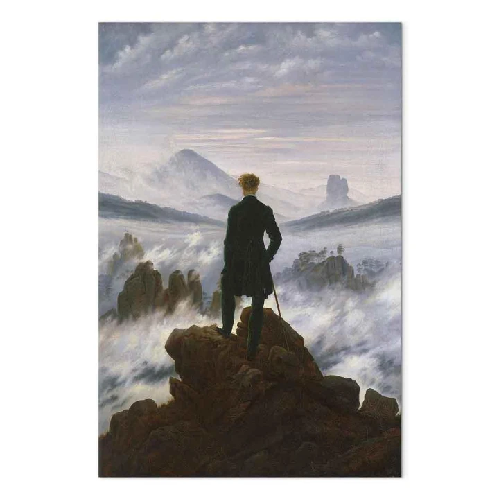 Obraz - Caspar David Friedrich – Wędrowiec nad morzem mgły