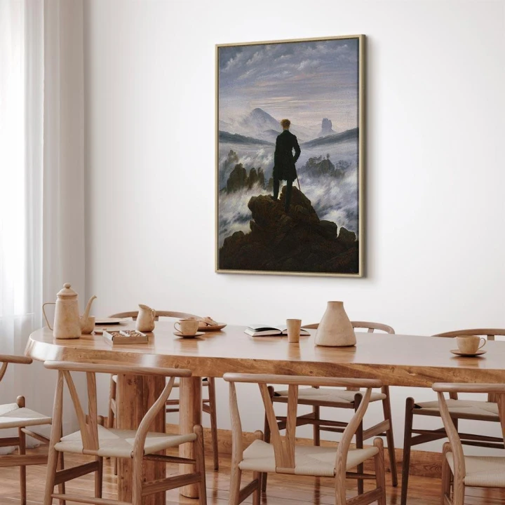 Obraz - Caspar David Friedrich – Wędrowiec nad morzem mgły