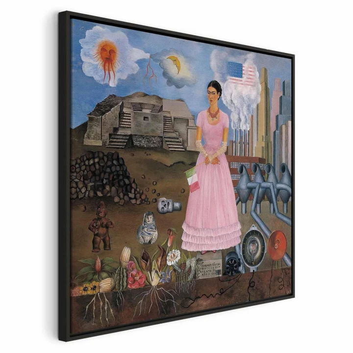 Obraz - Frida Kahlo – Autoportret na granicy Meksyku i USA