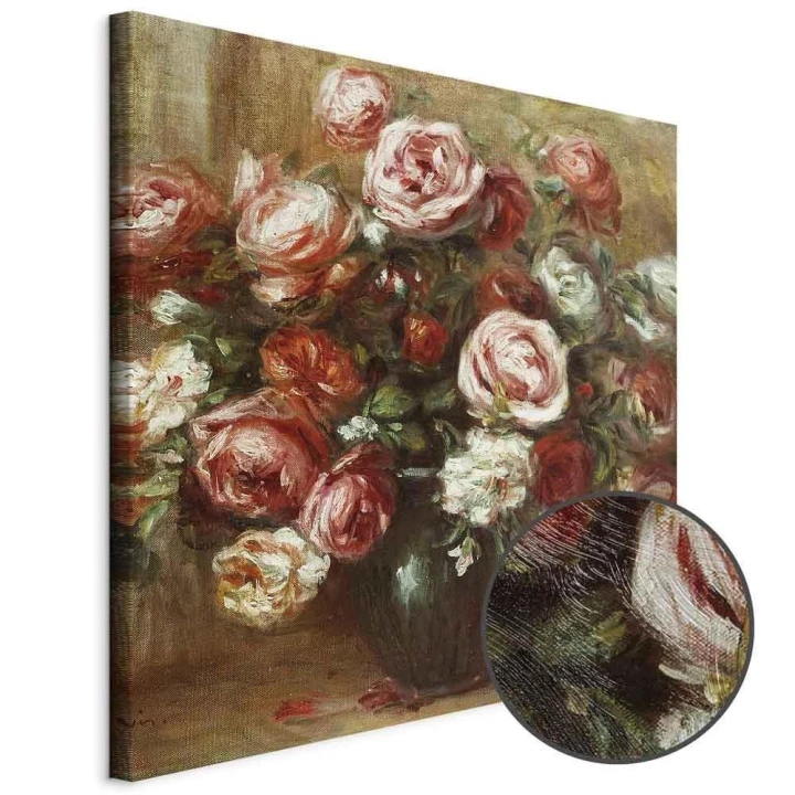 Obraz - Pierre-Auguste Renoir – Bukiet róż (martwa natura)