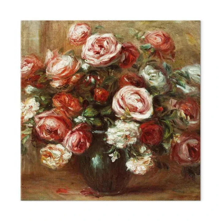 Obraz - Pierre-Auguste Renoir – Bukiet róż (martwa natura)