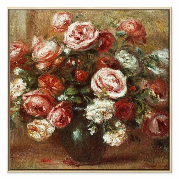 Obraz - Pierre-Auguste Renoir – Bukiet róż (martwa natura)
