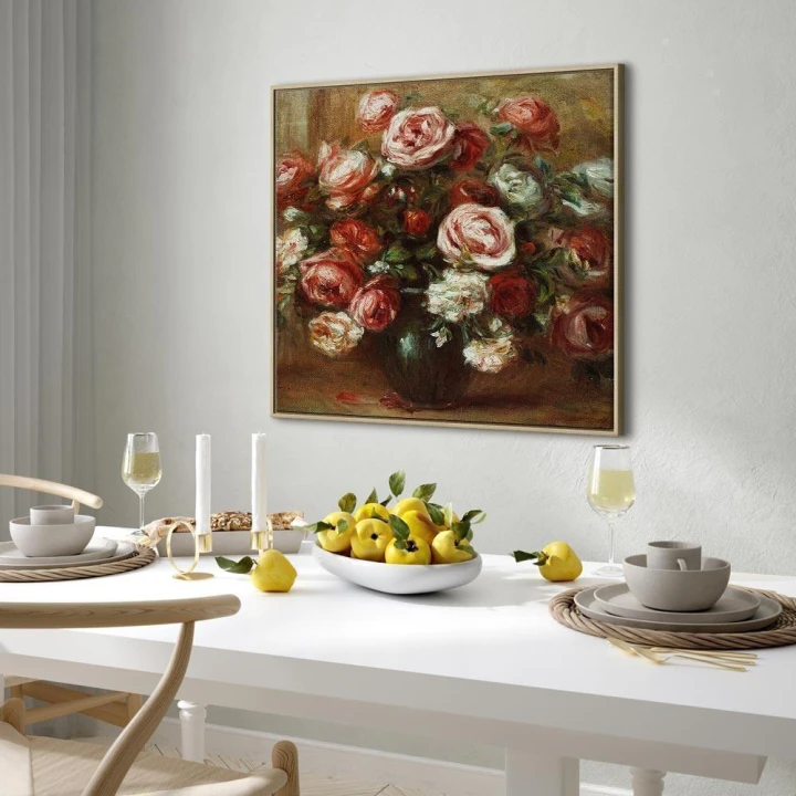 Obraz - Pierre-Auguste Renoir – Bukiet róż (martwa natura)