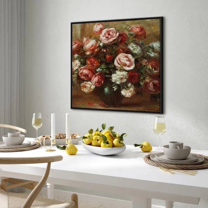 Obraz - Pierre-Auguste Renoir – Bukiet róż (martwa natura)