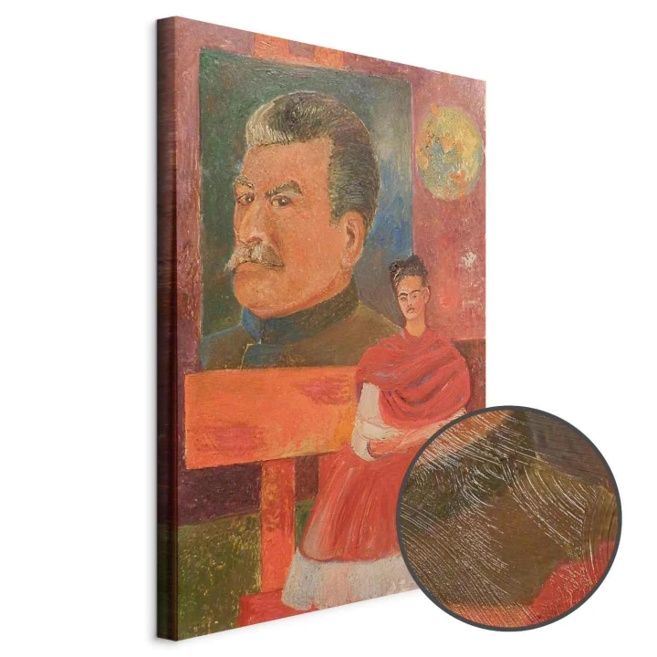 Obraz - Frida Kahlo – Autoportret ze Stalinem