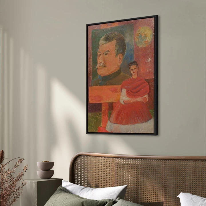 Obraz - Frida Kahlo – Autoportret ze Stalinem