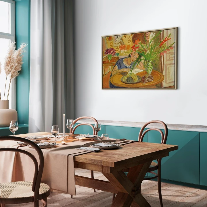 Obraz - Henri Matisse – Kobieta z mieczykami