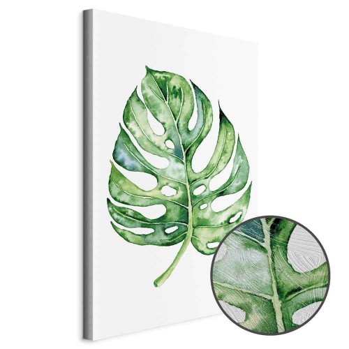 Obraz - Akwarelowa monstera (1-częściowy) pionowy