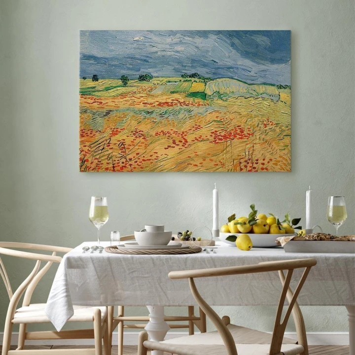 Obraz - Vincent van Gogh – Pola z kwitnącymi makami