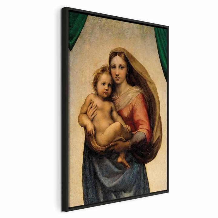 Obraz - Rafael Santi – Madonna Sykstyńska (fragment)