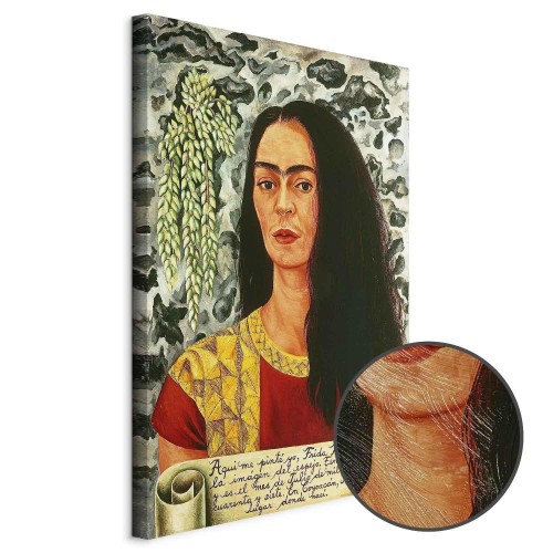 Obraz - Frida Kahlo – Autoportret z rozpuszczonymi włosami