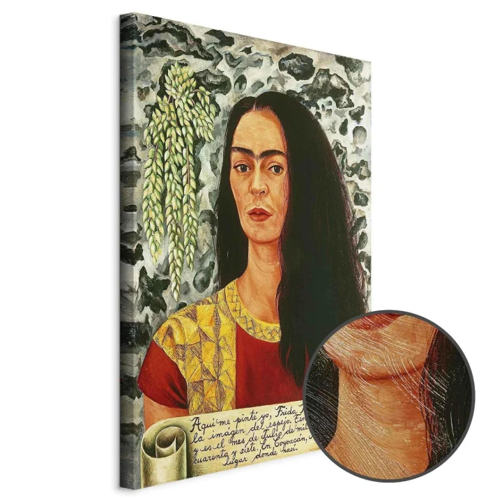 Obraz - Frida Kahlo – Autoportret z rozpuszczonymi włosami