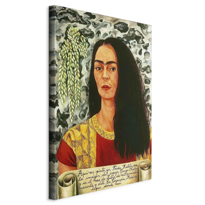 Obraz - Frida Kahlo – Autoportret z rozpuszczonymi włosami