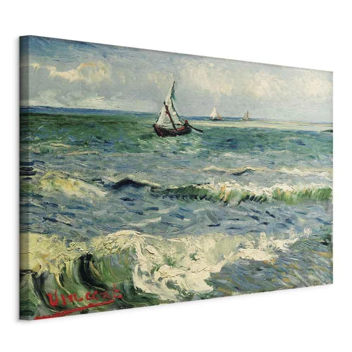 Obraz - Vincent van Gogh – Widok morza w Saintes-Maries