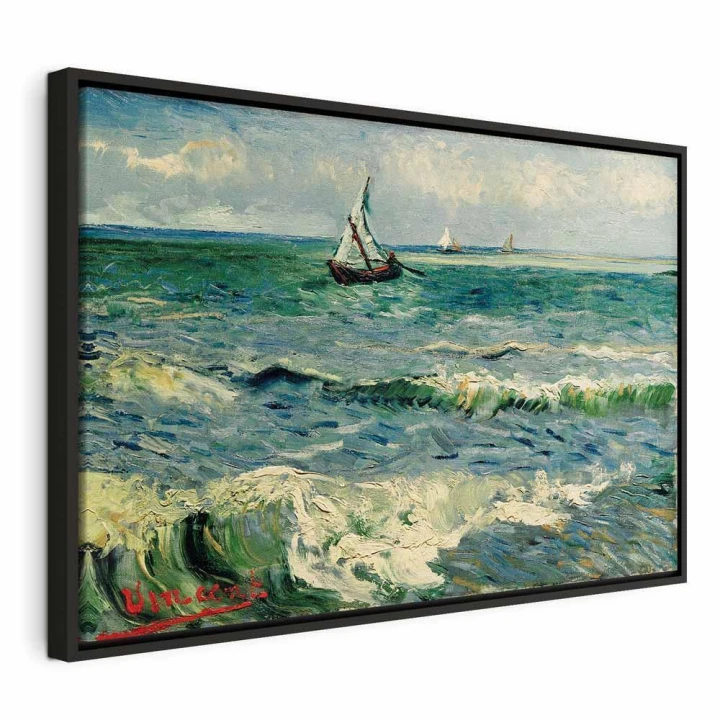 Obraz - Vincent van Gogh – Widok morza w Saintes-Maries
