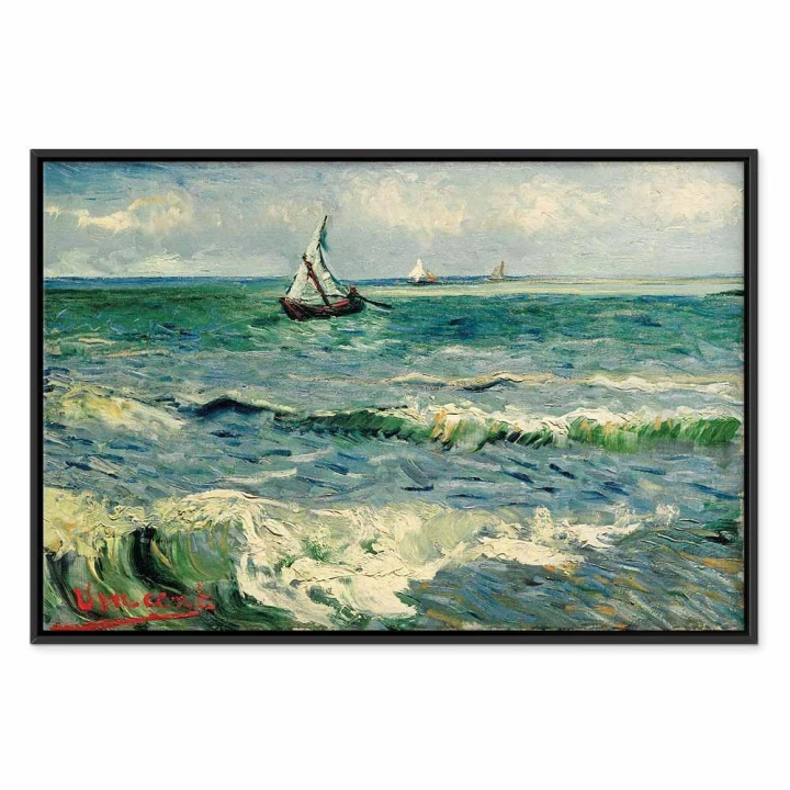 Obraz - Vincent van Gogh – Widok morza w Saintes-Maries
