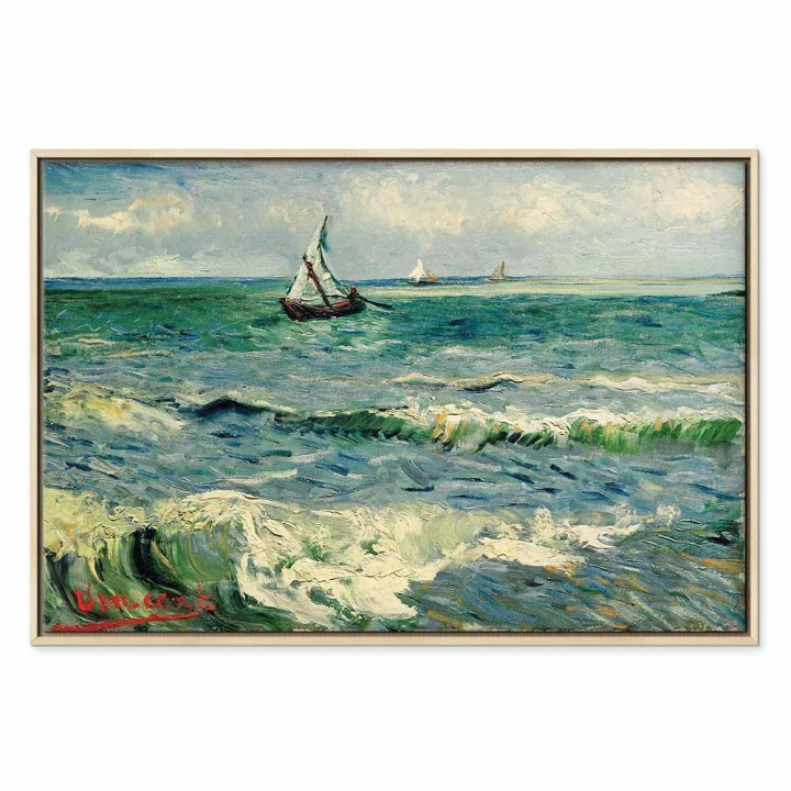 Obraz - Vincent van Gogh – Widok morza w Saintes-Maries