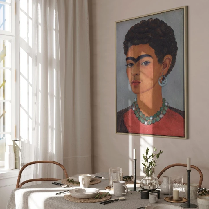 Obraz - Frida Kahlo – Autoportret z kręconymi włosami