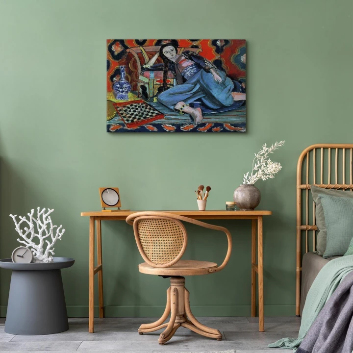 Obraz - Henri Matisse – Odaliska z tureckim krzesłem
