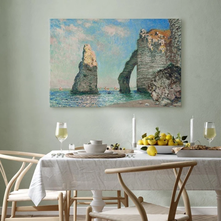 Obraz - Claude Monet – Skały w Étretat