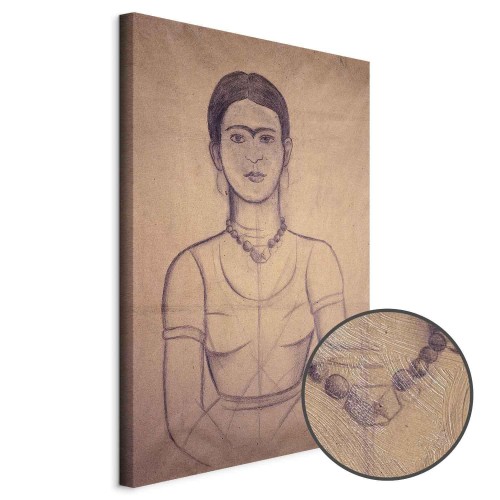 Obraz - Frida Kahlo – Autoportret, 1929 (rysunek)