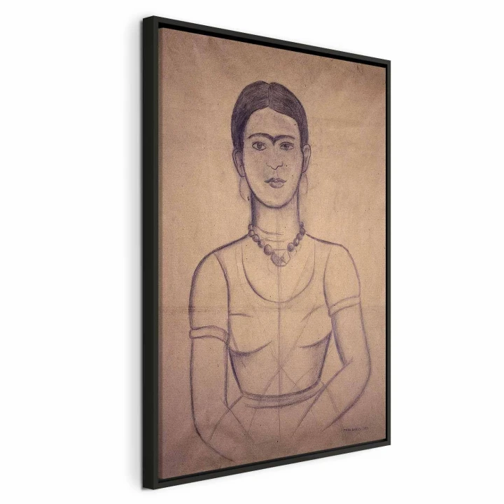 Obraz - Frida Kahlo – Autoportret, 1929 (rysunek)