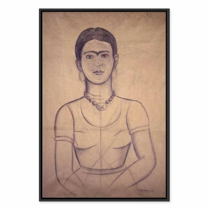 Obraz - Frida Kahlo – Autoportret, 1929 (rysunek)
