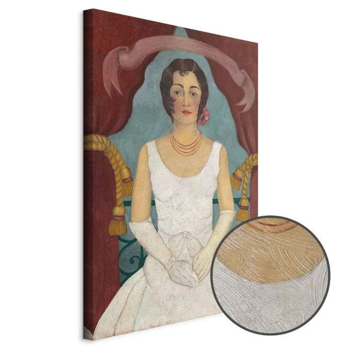Obraz - Frida Kahlo – Portret damy w bieli